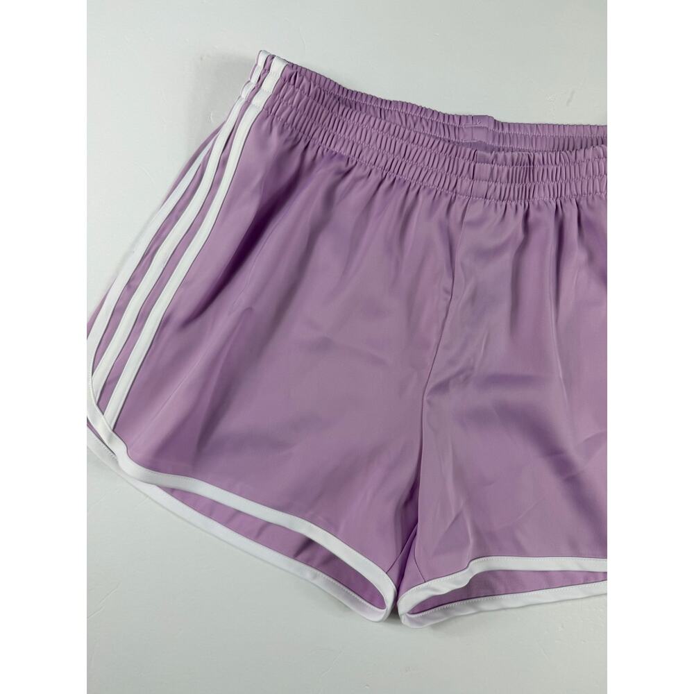 NEW Adidas Originals Women’s Orchid Purple Sprinter Shorts Trefoil Medium - Picture 2 of 7